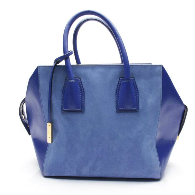 STELLA MCCARTNEY Dames Handtas Leer in Blauw Tweedehands