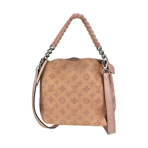 Louis Vuitton Babylone Handbag Mahina Leather BB Pink