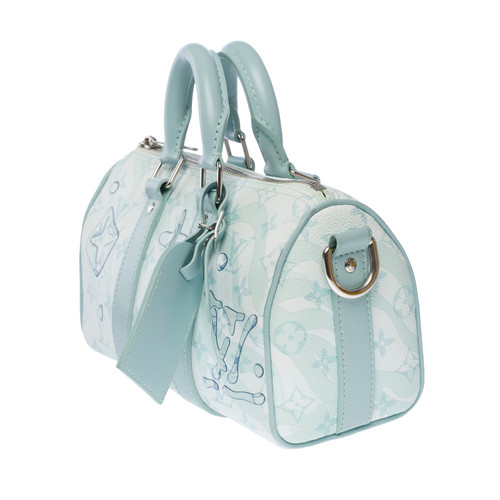 LOUIS VUITTON Dames Keepall XS Leer in Groen