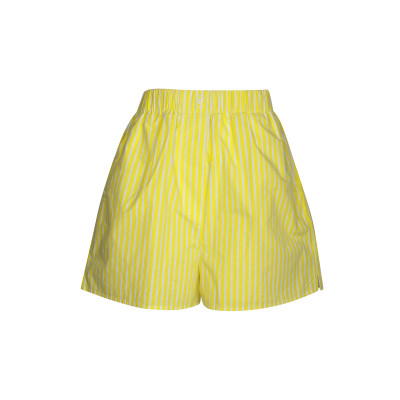 Frankie Shop Shorts Cotton in Yellow