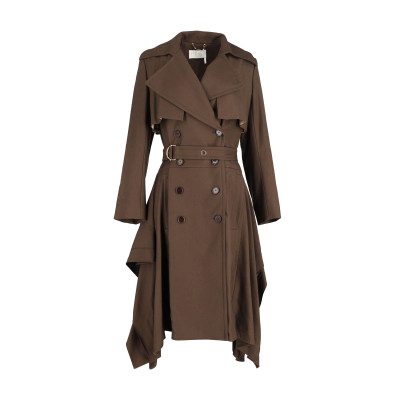 Chloé Jacket/Coat Wool in Brown