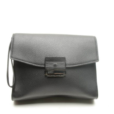 Aigner Clutch Bag Leather in Black