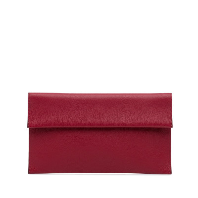 Marni Clutch Bag Leather in Red