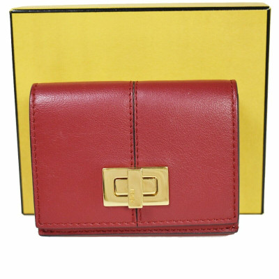 Fendi Peekaboo Bag Leather in Red