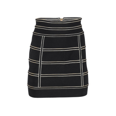 Balmain Skirt Viscose in Black