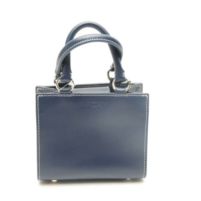 Marc Cain Handbag Leather in Blue