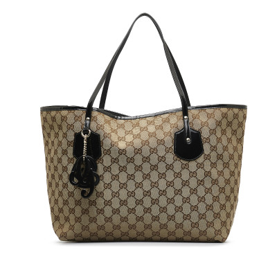 Gucci Tote bag Canvas in Beige