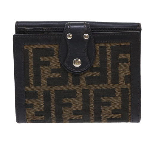 Portafogli E Piccola Pelletteria FENDI | Pouch in tessuto marrone - POUCH  PIATTA LARGE Marrone Donna ⋆ Theland Square