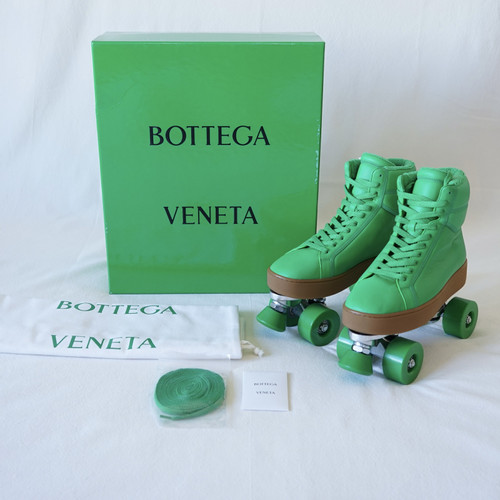 BOTTEGA VENETA Femme Chaussures de sport en Cuir en Vert