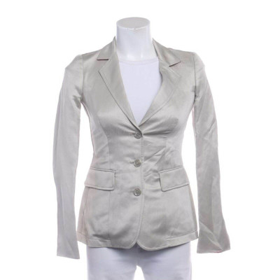 Etro Jacke/Mantel aus Baumwolle in Weiß