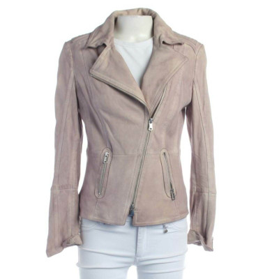 SCHYIA Jacket/Coat Leather in Pink