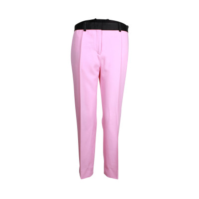 Céline Paire de Pantalon en Laine en Rose/pink