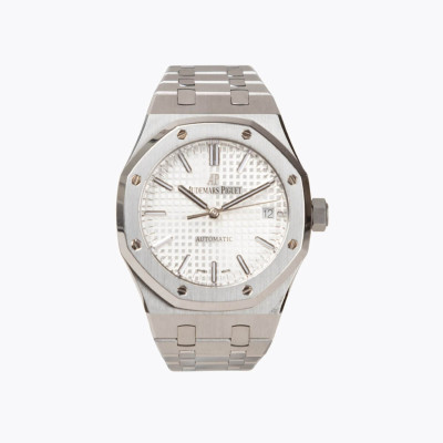 Audemars Piguet Armbanduhr aus Stahl in Silbern