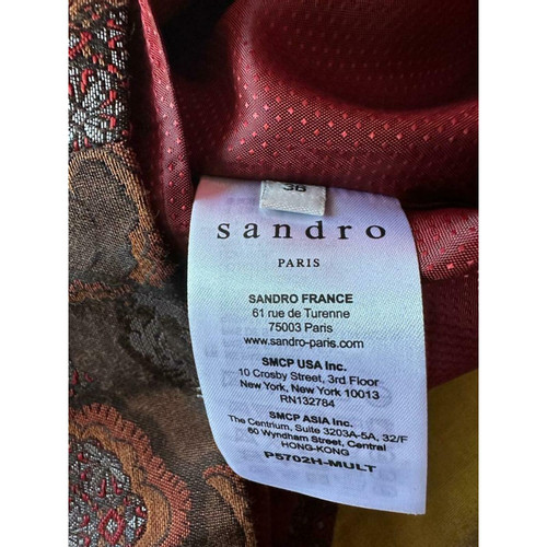SANDRO Femme Robe en Coton en Taille: S | Seconde Main
