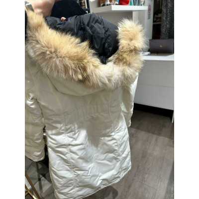 Canada Goose Jacke/Mantel aus Pelz in Weiß