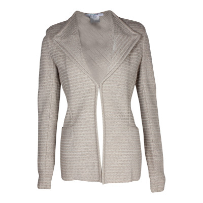 Givenchy Jacke/Mantel aus Wolle in Beige