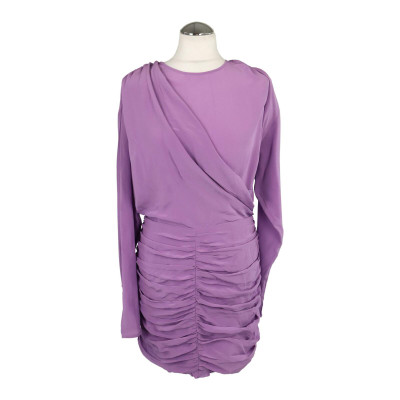 Iro Dress Silk in Violet