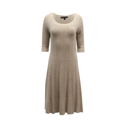 Ralph Lauren Kleid aus Wolle in Beige