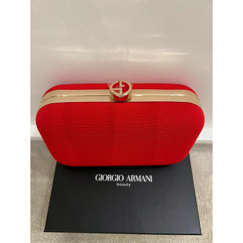 GIORGIO ARMANI Women's Clutch Bag in Red | Second Hand