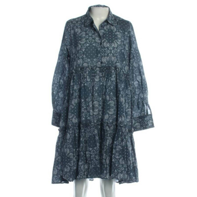 Aglini Kleid aus Baumwolle in Blau