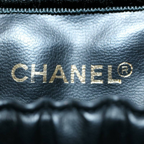 CHANEL Women's Vanity Case Leather in Black