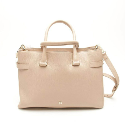 Aigner Handbag Leather in Pink