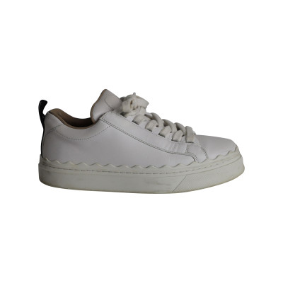 Chloé Sneakers aus Leder in Weiß