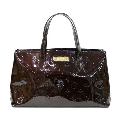 Louis Vuitton Wilshire Patent leather in Brown