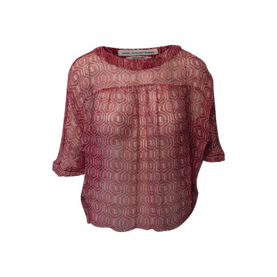Isabel Marant Etoile Top Silk in Red