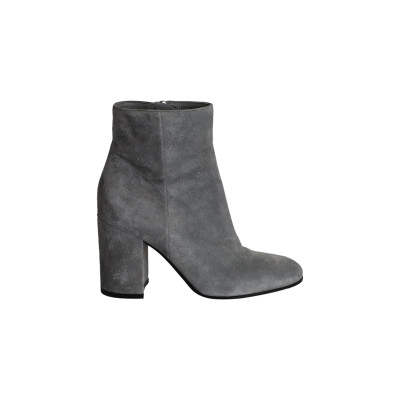 Gianvito Rossi Boots Suede in Grey