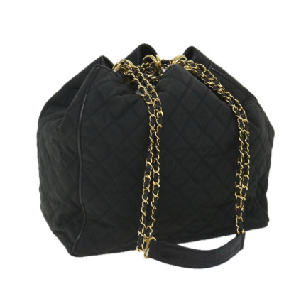 Chanel Shoulder bag Canvas in Black