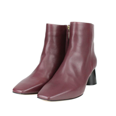 Max & Co Ankle boots Leather in Bordeaux