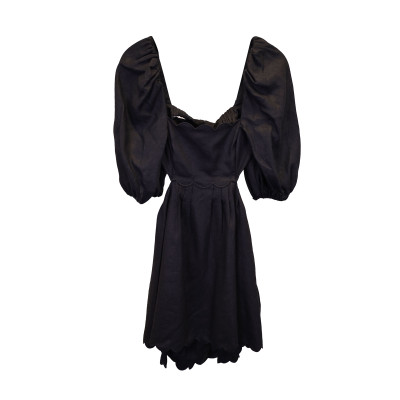 Zimmermann Dress Linen in Black