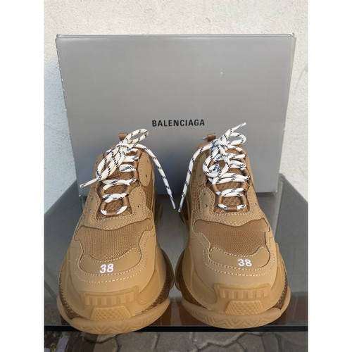 Balenciaga triple s femme marron deals