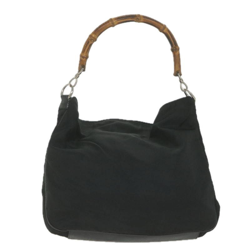 Bamboo Bag Canvas in Black