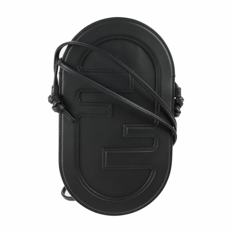 Shoulder bag Leather in Black