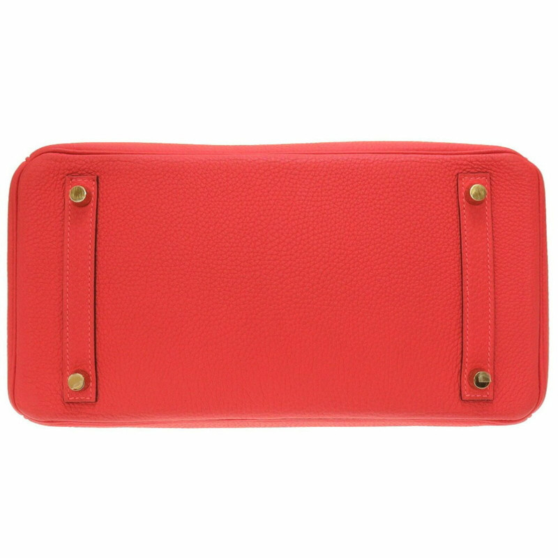 Handbag Leather in Red