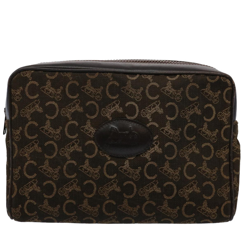 Clutch Bag Canvas in Brown