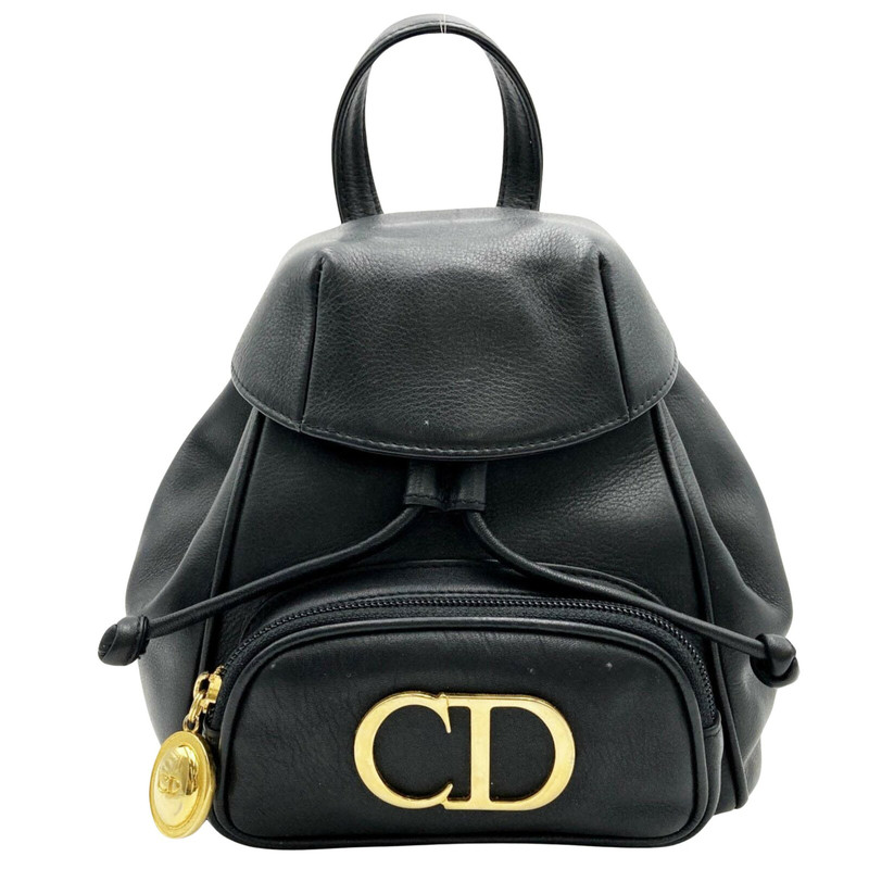 Backpack Leather in Black