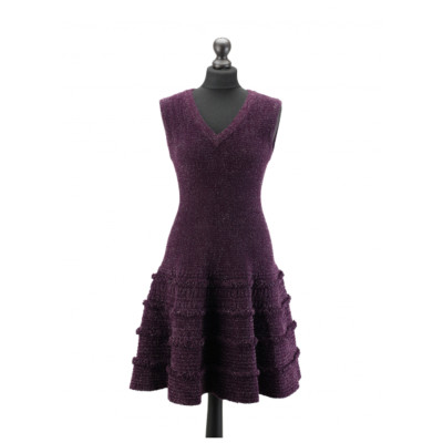 & Other Stories Dress Wool in Violet
