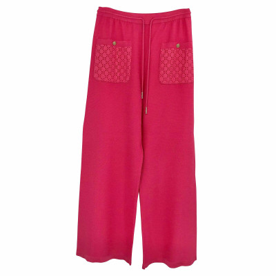Chanel Hose aus Viskose in Rosa / Pink