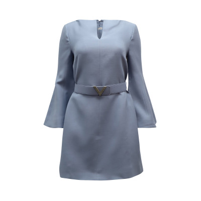Valentino Garavani Kleid aus Wolle in Blau