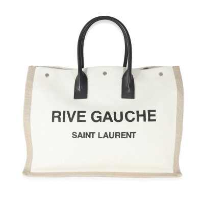 Saint Laurent Handbag Canvas in Beige
