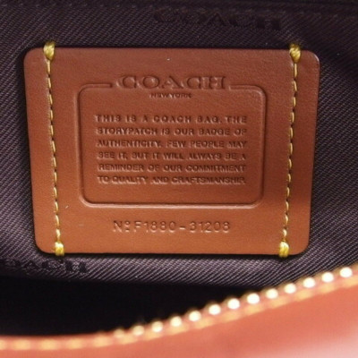 Coach Shopper aus Canvas in Braun