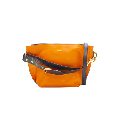 Sacai Clutch Bag Leather in Orange