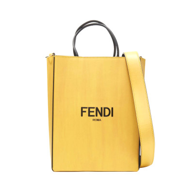 Fendi Tote bag Leather in Yellow