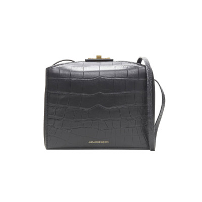 Alexander McQueen Clutch Bag Leather in Black
