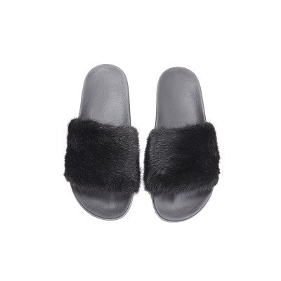 Givenchy Sandals Fur in Black