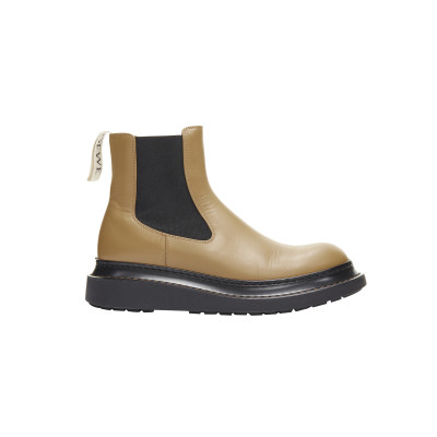 Loewe Boots Leather in Beige