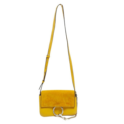Chloé Faye Day Leather in Yellow